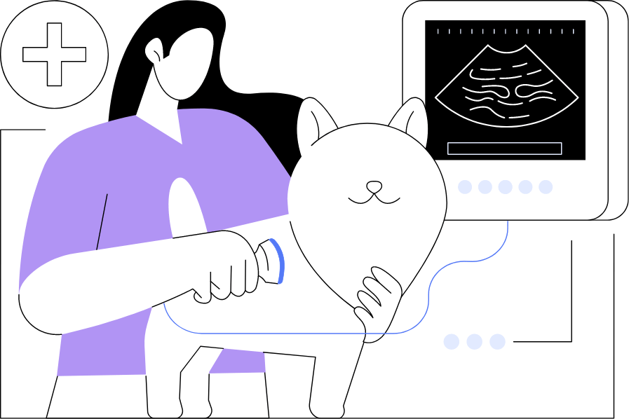イラスト：受付の様子